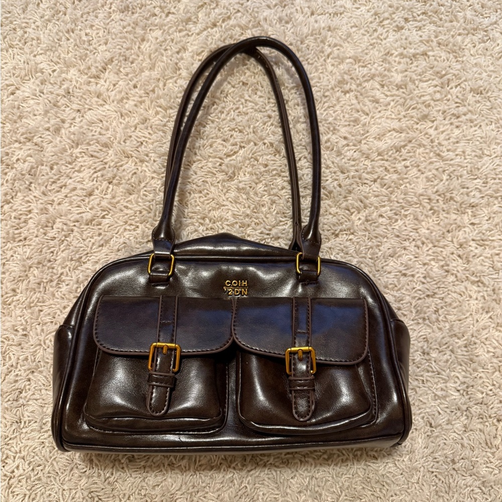Brown Leather Shoulder Bag